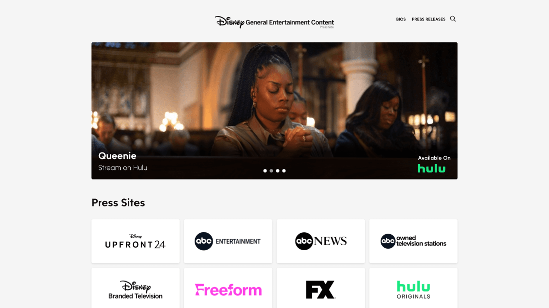 Disney General Entertainment Press