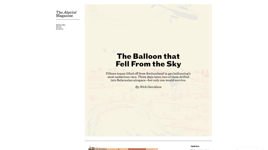 The Atavist Magazine